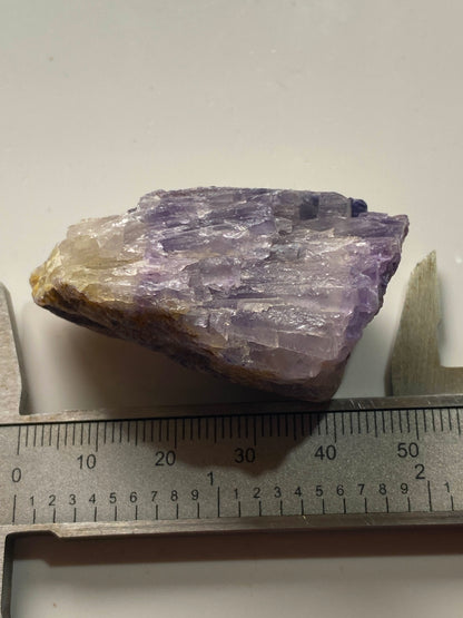 FLUORITE "BLUE JOHN":  OLD TOR MINE, CASTLETON, DERBYSHIRE   40g   MF4993