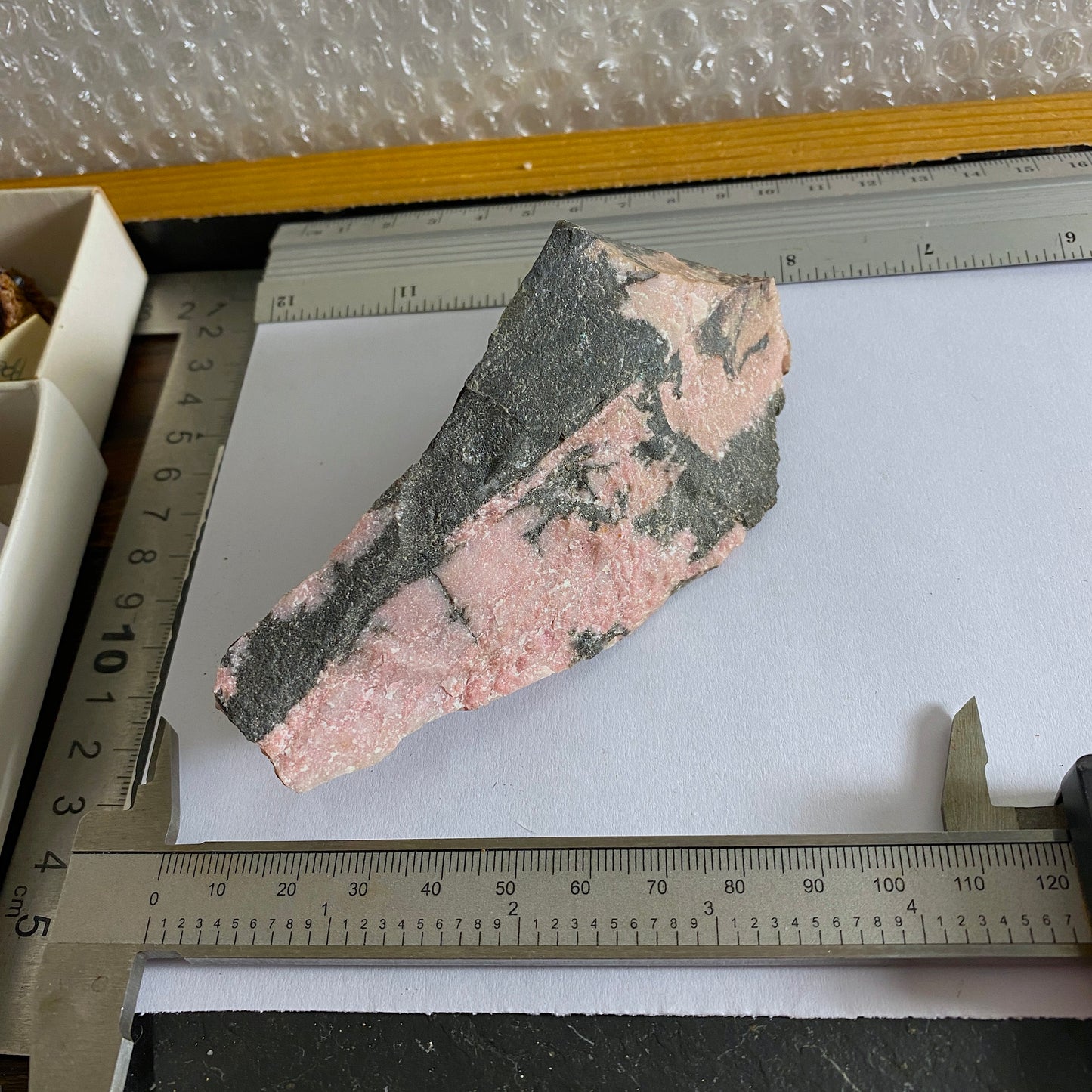 RHODONITE, KALAHARI MANGANESE ORE FIELD, NORTHERN CAPE, SOUTH AFRICA 242g MF1790