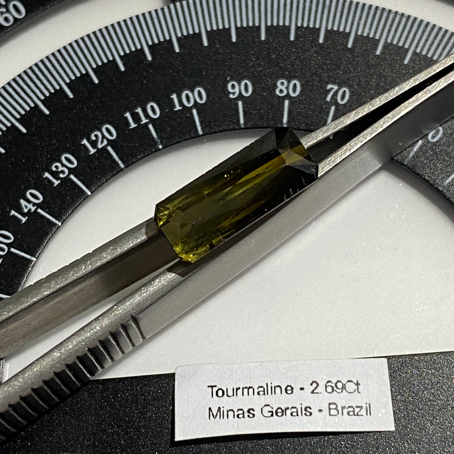 TOURMALINE NATURAL GEMSTONE - CURVELO, MINAS GERAIS, BRAZIL : 2.69Ct MFG1539