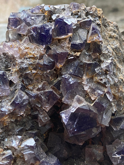 FLUORITE : ALLENHEADS MINE, ALLENDALE, NORTHUMBERLAND, ENGLAND 223g MF4995