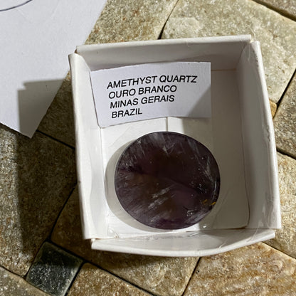 AMETHYST QUARTZ MINERAL SPECIMEN - OURO BRANCO, MINAS GERAIS, BRAZIL5g. MF4123