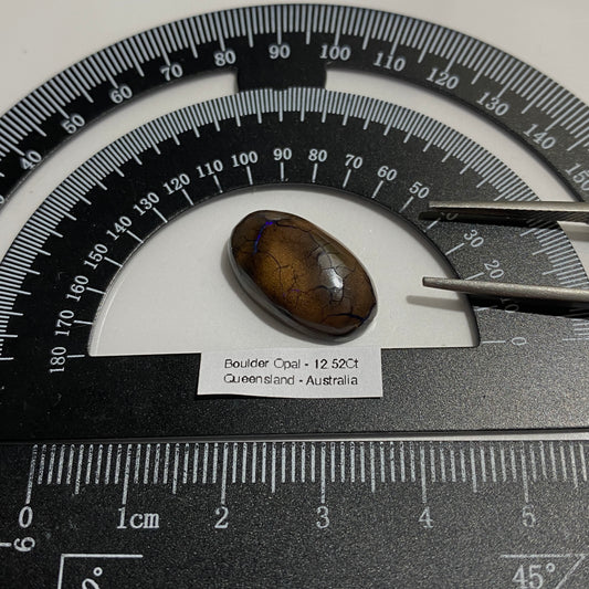 BOULDER OPAL NATURAL GEMSTONE - YAWOH OPAL FIELDS, AUSTRALIA  15.52Ct MFG1896
