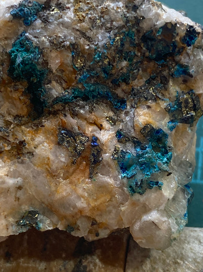 CONNELLITE [ETC] : SOUTH TOLCARNE MINE, BEACON, CAMBORNE, CORNWALL 58g