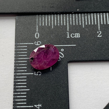 RUBY CORUNDUM NATURAL GEMSTONE - CHANTHABURI, THAILAND 1.58Ct MFG1537