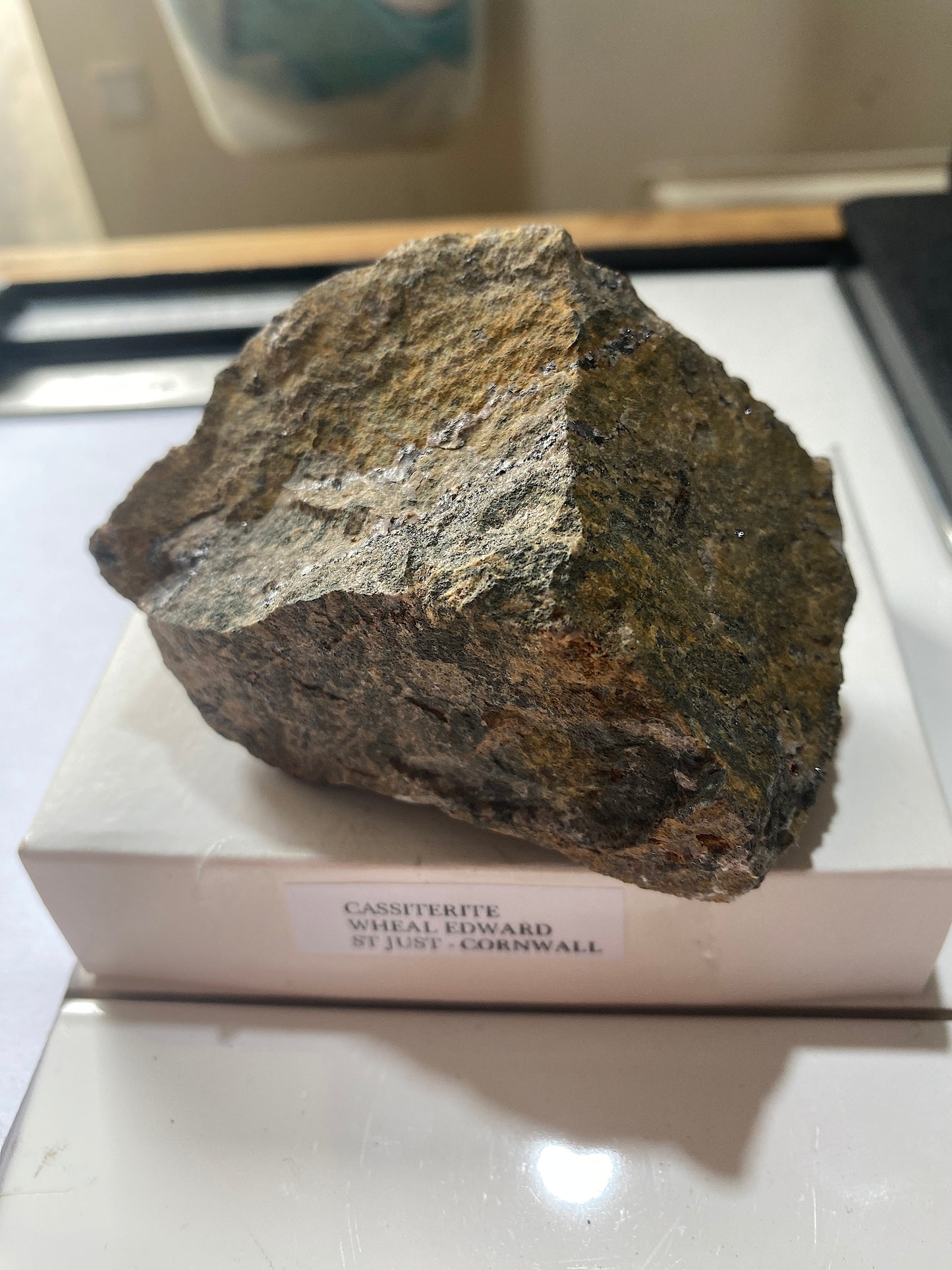 CASSITERITE IN MATRIX : WHEAL EDWARD, ST JUST, CORNWALL. 253g MF5011