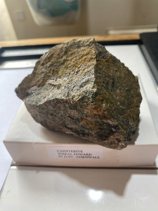 CASSITERITE IN MATRIX : WHEAL EDWARD, ST JUST, CORNWALL. 253g MF5011