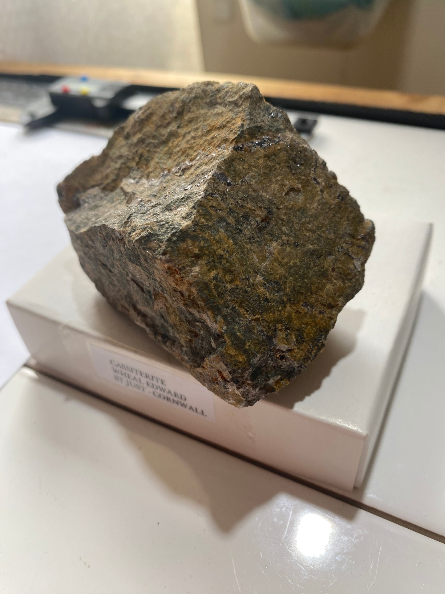 CASSITERITE IN MATRIX : WHEAL EDWARD, ST JUST, CORNWALL. 253g MF5011