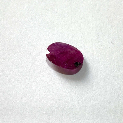 RUBY CORUNDUM NATURAL GEMSTONE - CHANTHABURI, THAILAND 1.58Ct MFG1537