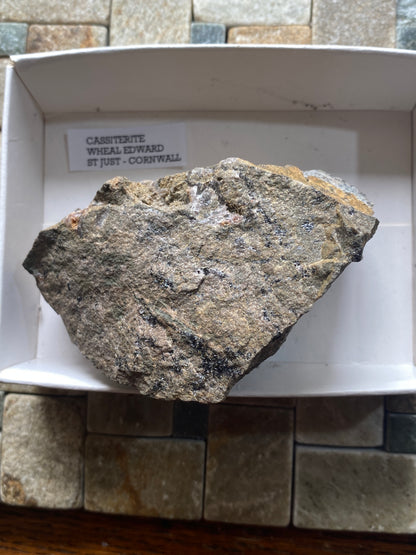 CASSITERITE IN MATRIX : WHEAL EDWARD, ST JUST, CORNWALL. 253g MF5011