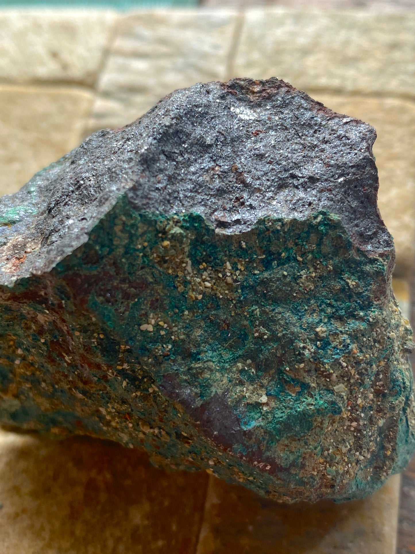 CHALCOPHYLLITE [ETC] : SOUTH TOLCARNE MINE, BEACON, CAMBORNE, CORNWALL 213g MF5012