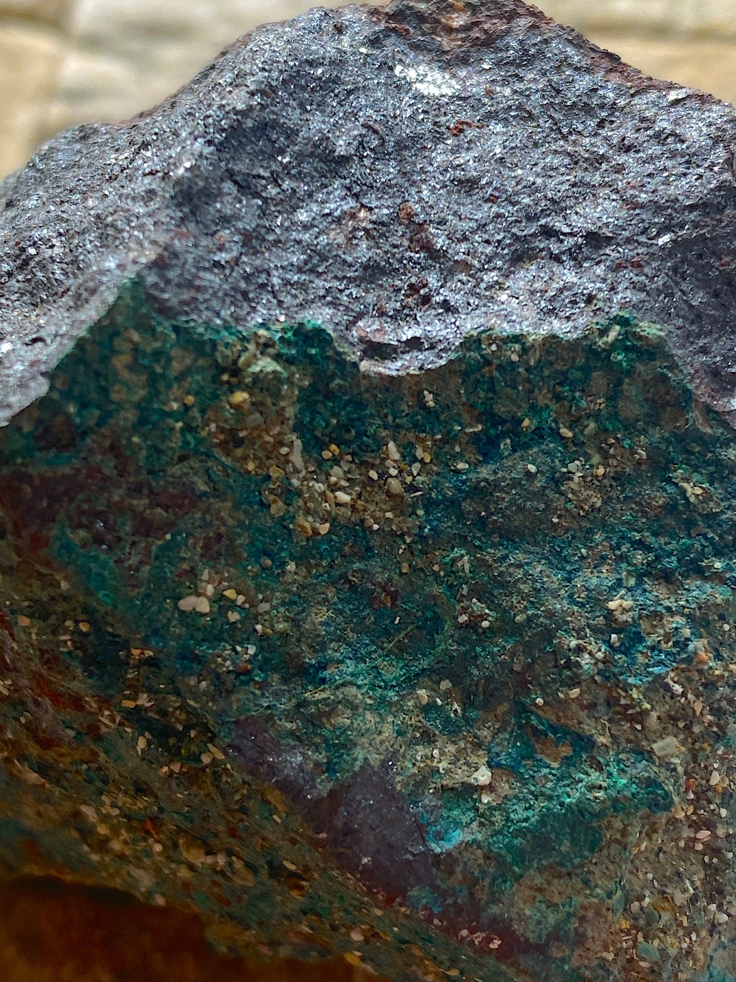 CHALCOPHYLLITE [ETC] : SOUTH TOLCARNE MINE, BEACON, CAMBORNE, CORNWALL 213g MF5012