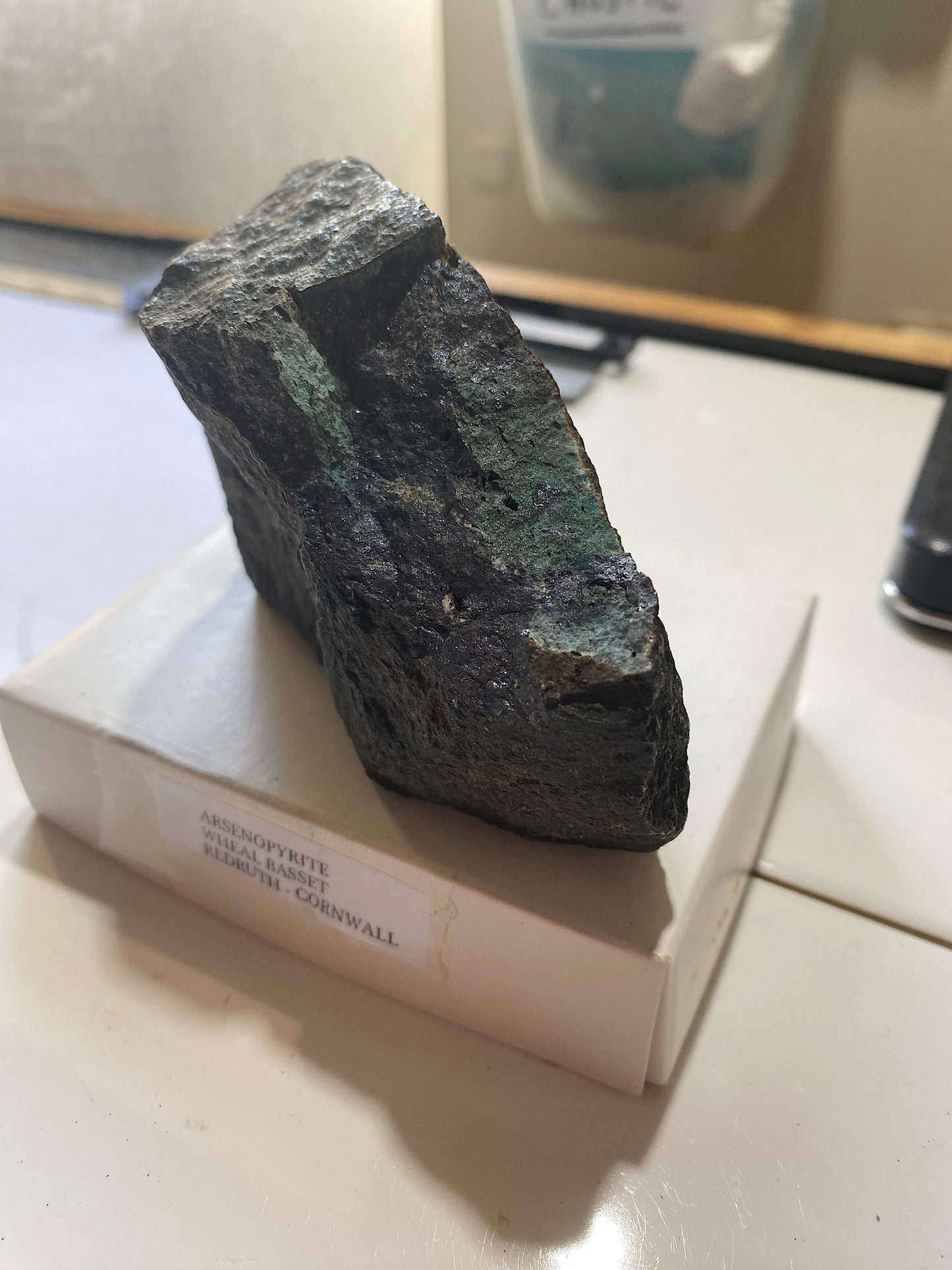 ARSENOPYRITE HEAVY SPECIMEN : WHEAL BASSET, REDRUTH, CORNWALL 733g MF5013