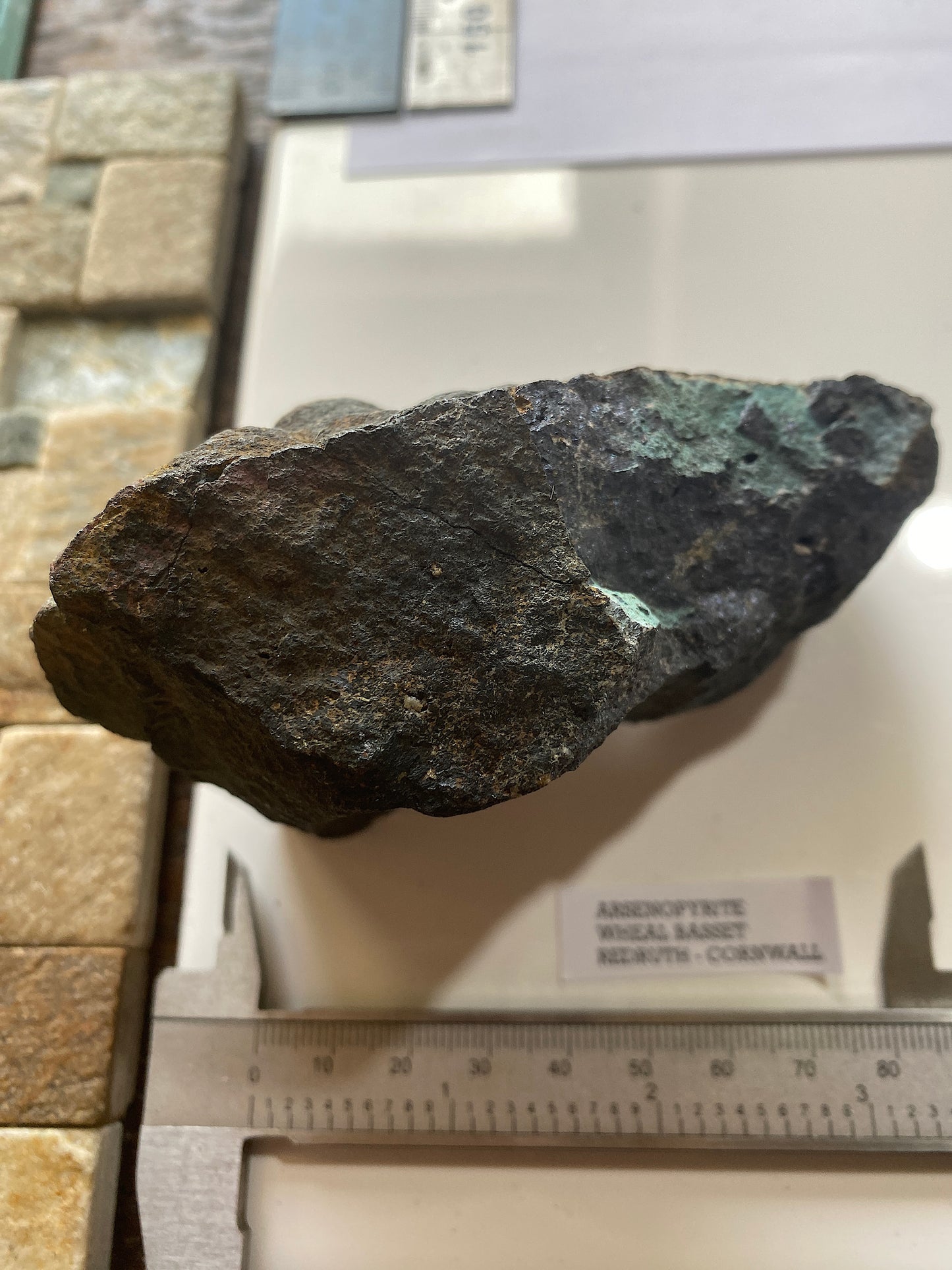 ARSENOPYRITE HEAVY SPECIMEN : WHEAL BASSET, REDRUTH, CORNWALL 733g MF5013