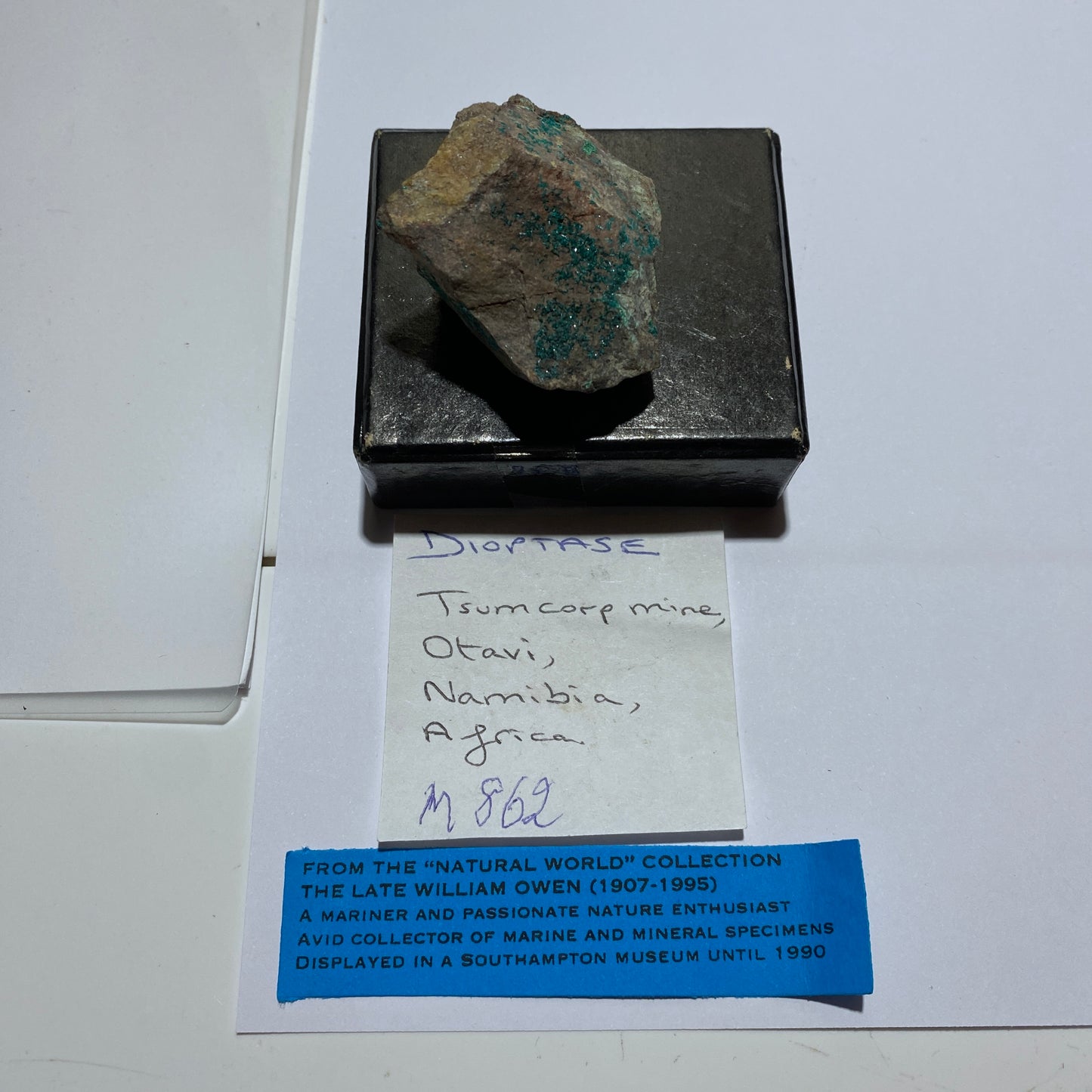 DIOPTASE ON MATRIX - TSUMEB MINE, OSHIKOTO, NAMIBIA, AFRICA 44g MF1337