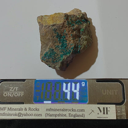 DIOPTASE ON MATRIX - TSUMEB MINE, OSHIKOTO, NAMIBIA, AFRICA 44g MF1337