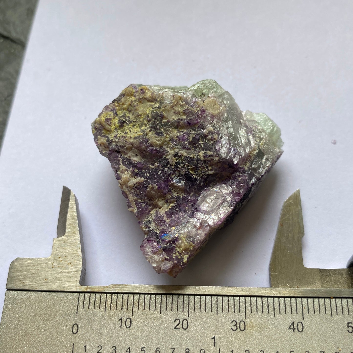 FLUORITE FROM WHEAL REMFRY, FRADDON, CORNWALL, ENGLAND 32g