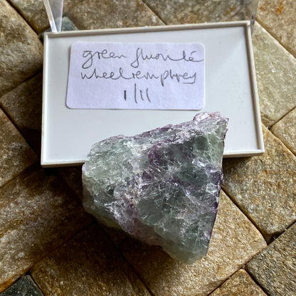 FLUORITE FROM WHEAL REMFRY, FRADDON, CORNWALL, ENGLAND 32g