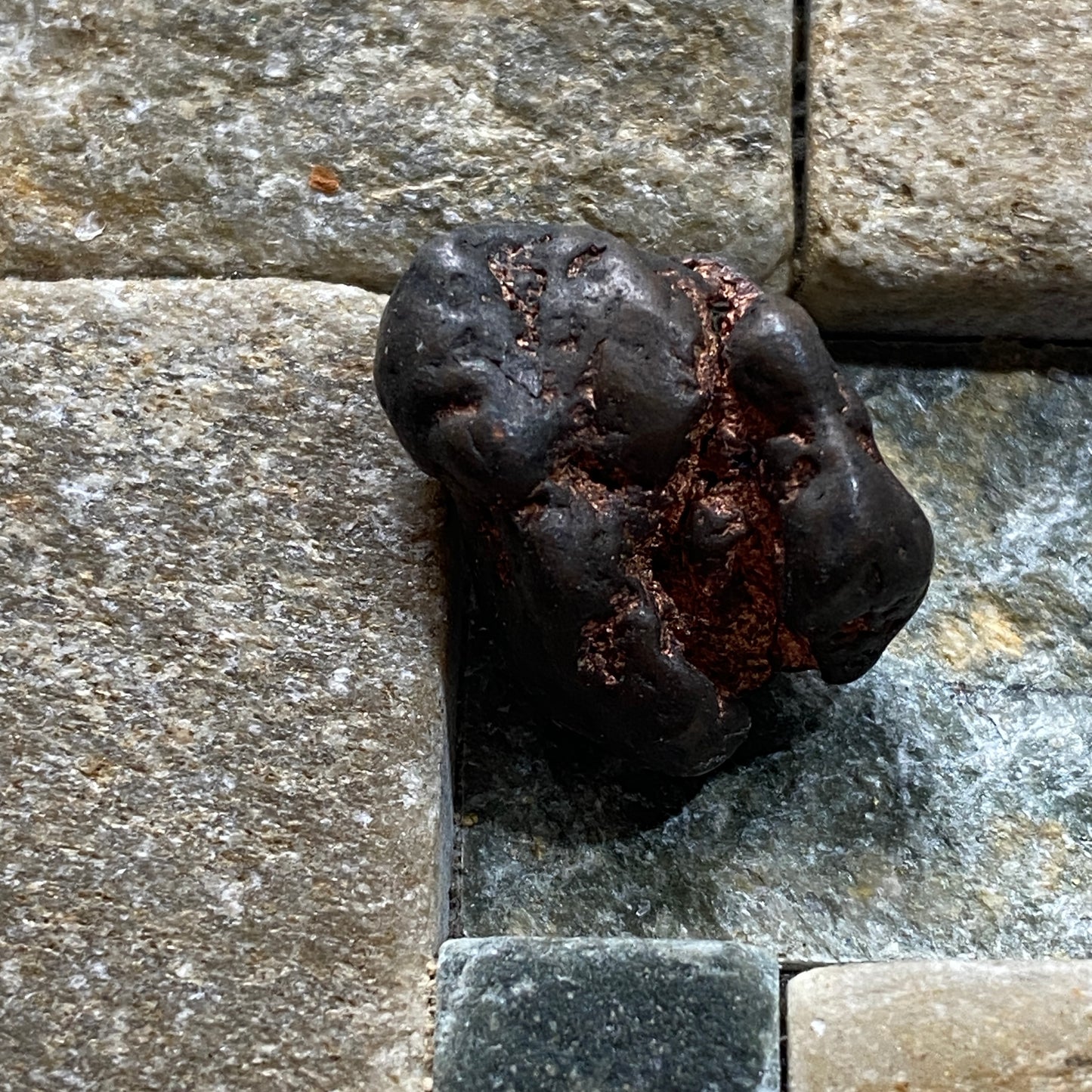 COPPER NUGGET UNUSUAL SPECIMEN  - AHMEEK MINE, MICHIGAN, U.S.A. 8g MF1313