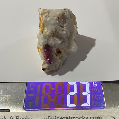 RUBY CORUNDUM ON MATRIX FROM SKARDU, PAKISTAN 24g MF1396