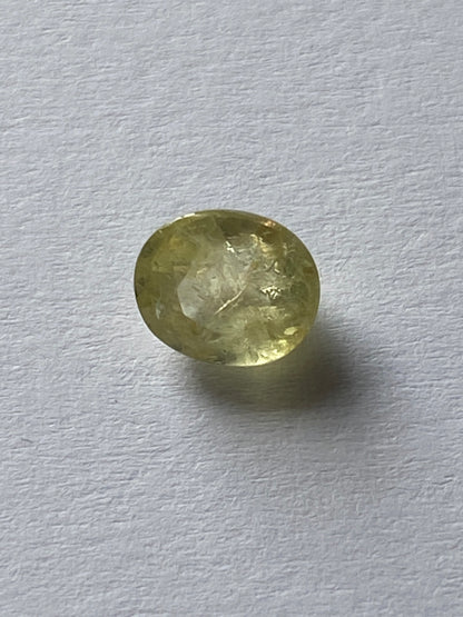 CLINOZOISITE GEMSTONE : SUSA VALLEY, TURIN, PIEDMONT - ITALY. 1.47Ct. MFG4945