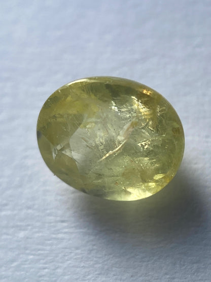 CLINOZOISITE GEMSTONE : SUSA VALLEY, TURIN, PIEDMONT - ITALY. 1.47Ct. MFG4945