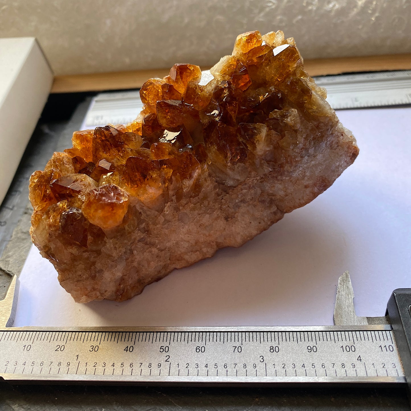 CITRINE QUARTZ FROM IRAI, RIO GRANDE DO SUL, BRAZIL WELL SIZED 392g MF1794