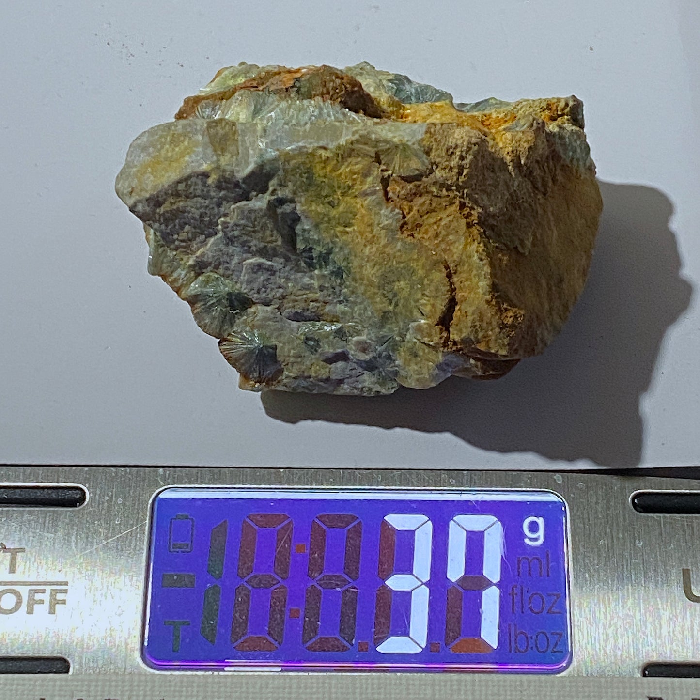 WAVELLITE ON MATRIX : MAULDIN MOUNTAIN, ARKANSAS, U.S.A. 37g MF1348