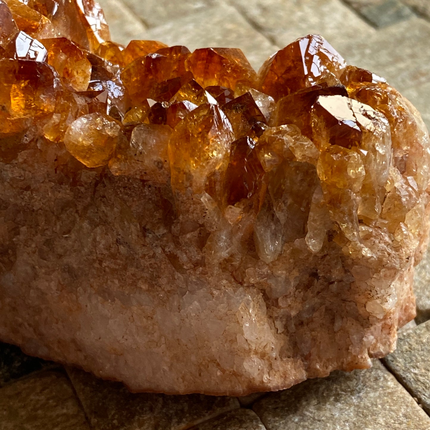 CITRINE QUARTZ FROM IRAI, RIO GRANDE DO SUL, BRAZIL WELL SIZED 392g MF1794