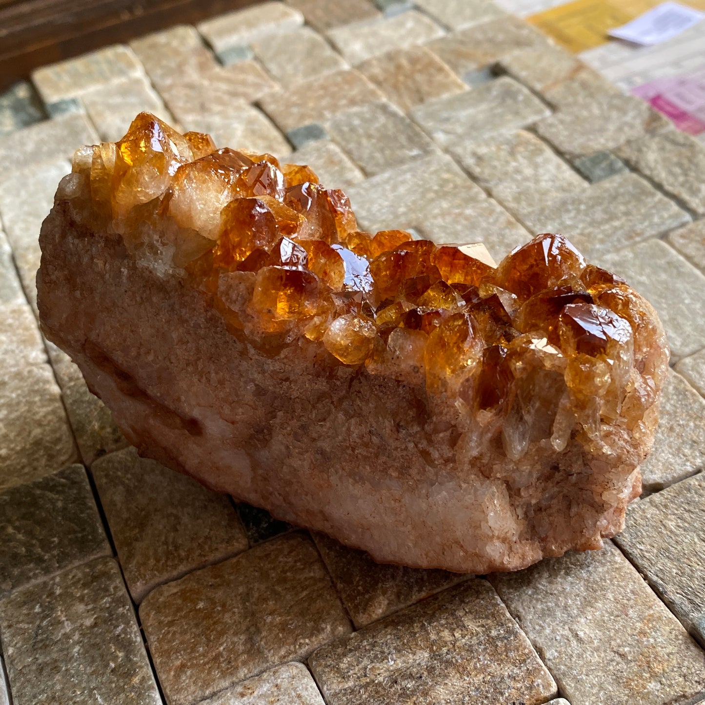 CITRINE QUARTZ FROM IRAI, RIO GRANDE DO SUL, BRAZIL WELL SIZED 392g MF1794