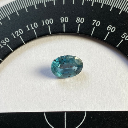 RARE BLUE-GREEN KYANITE GEMSTONE - BORISOVSKIE, RUSSIA. 1.35Ct  MFG2308