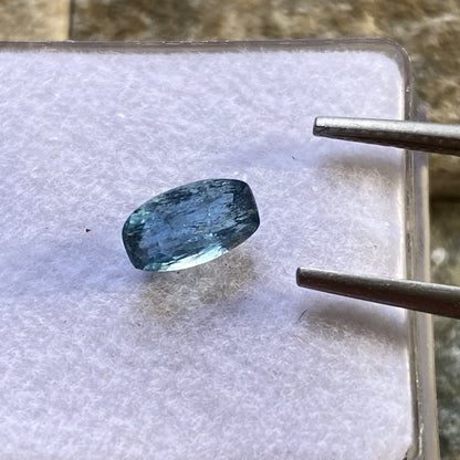 RARE BLUE TOURMALINE GEMSTONE - PEDERNEIRA MINE, MINAS GERAIS, BRAZIL O.80Ct MFG2309