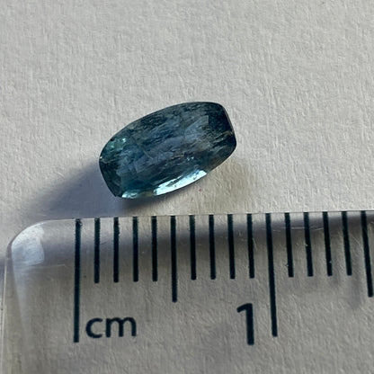 RARE BLUE TOURMALINE GEMSTONE - PEDERNEIRA MINE, MINAS GERAIS, BRAZIL O.80Ct MFG2309