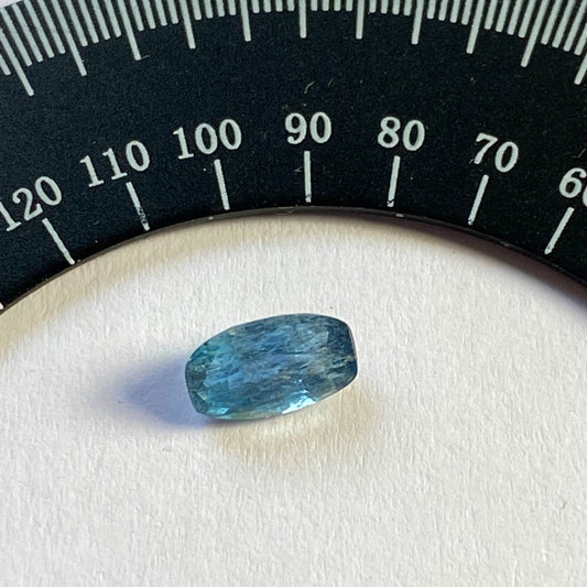 RARE BLUE TOURMALINE GEMSTONE - PEDERNEIRA MINE, MINAS GERAIS, BRAZIL O.80Ct MFG2309