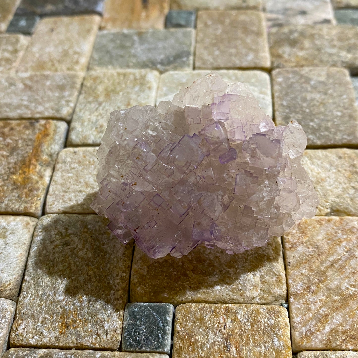 FLUORITE ON CELESTINE - TULE MINE, COAHUILA, MEXICO 70g  MF4127