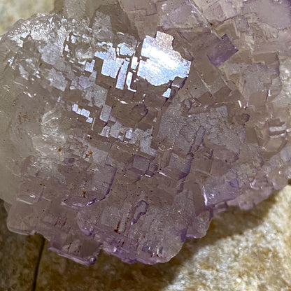 FLUORITE ON CELESTINE - TULE MINE, COAHUILA, MEXICO 70g  MF4127