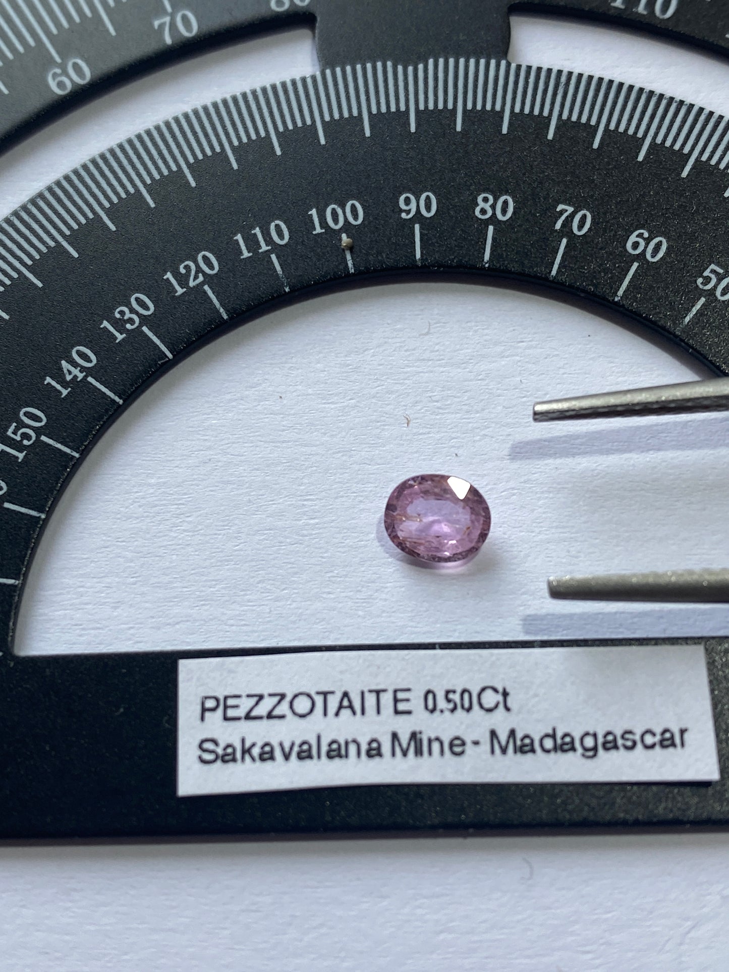 PEZZOTAITE RARE NATURAL GEMSTONE : SAKAVALANA MINE, MADAGASCAR 0.50Ct MFG4953