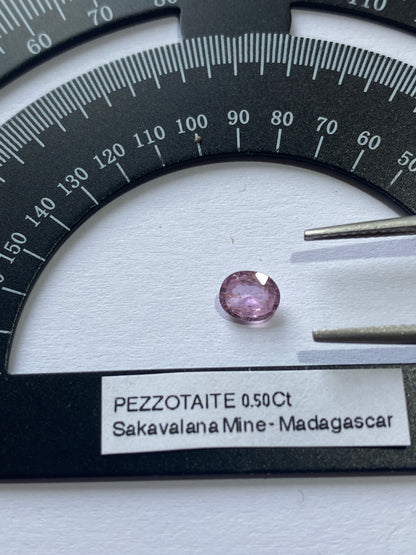 PEZZOTAITE RARE NATURAL GEMSTONE : SAKAVALANA MINE, MADAGASCAR 0.50Ct MFG4953
