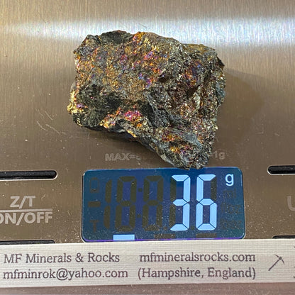 CHALCOPYRITE (ETC) - XEROS MINE, TROODOS MOUNTAINS, CYPRUS 36g  MF4129