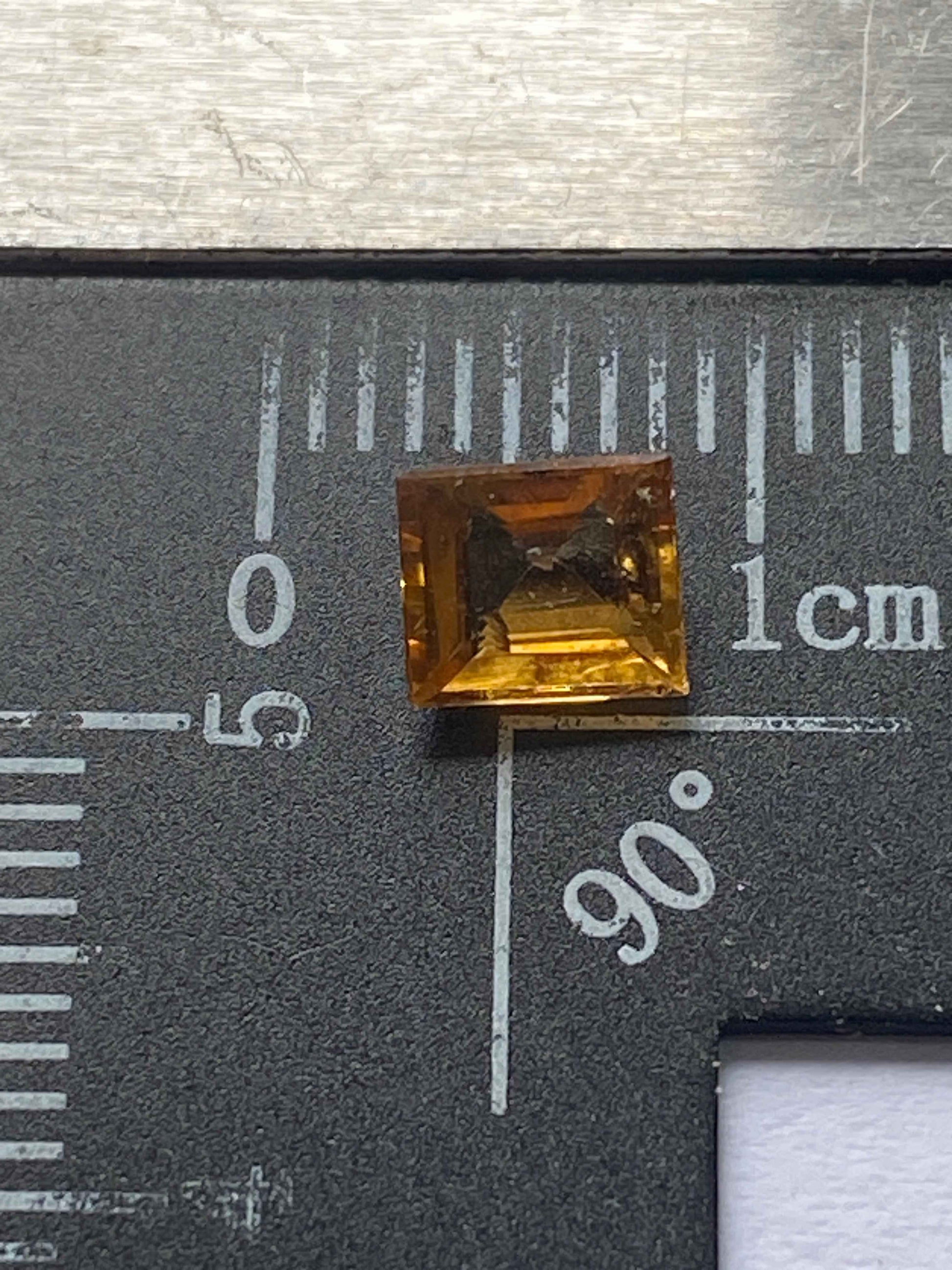 ORANGE TOURMALINE NATURAL GEMSTONE : JAGODA MINE, MKUSHI, ZAMBIA 0.62Ct MFG4955