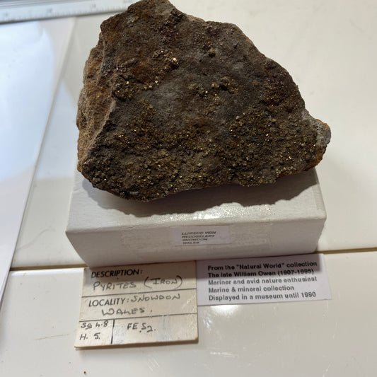 PYRITE ETC FROM LLIWEDD VEIN, SNOWDON, WALES 140g MF1309