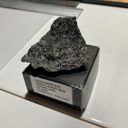 CHALCOCITE [ETC] - NORTH LEVANT MINE, TREWELLARD, ST JUST, CORNWALL  104g MF1369