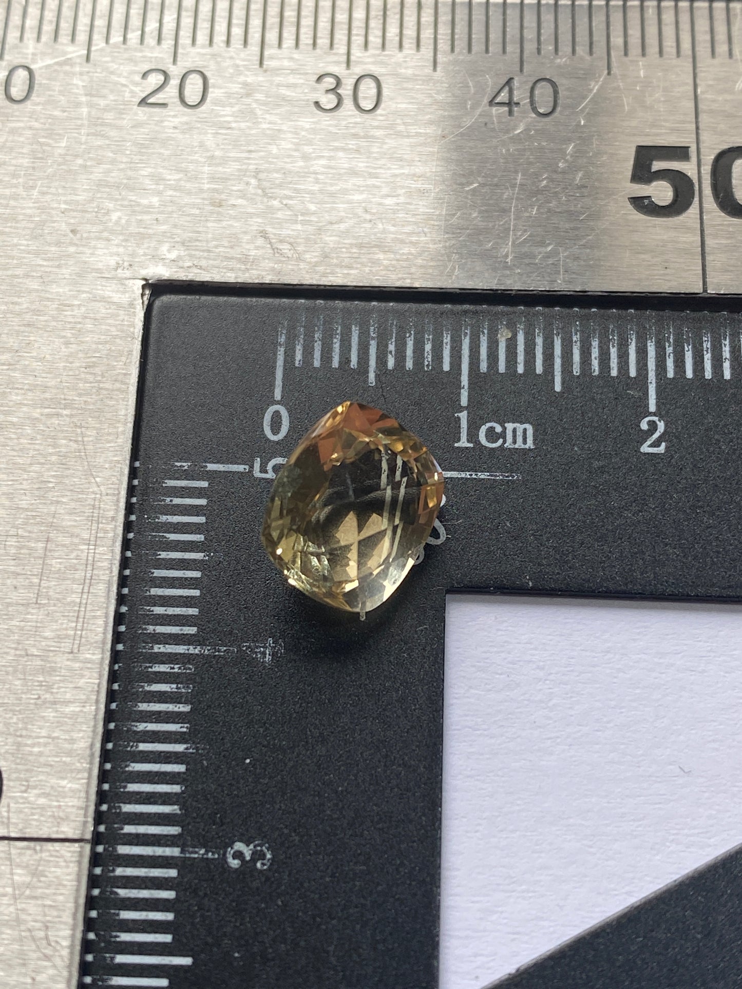 CITRINE QUARTZ NATURAL GEMSTONE : SOLWEZI DISTRICT, N.W. PROVINCE, ZAMBIA 3.14Ct MFG4959
