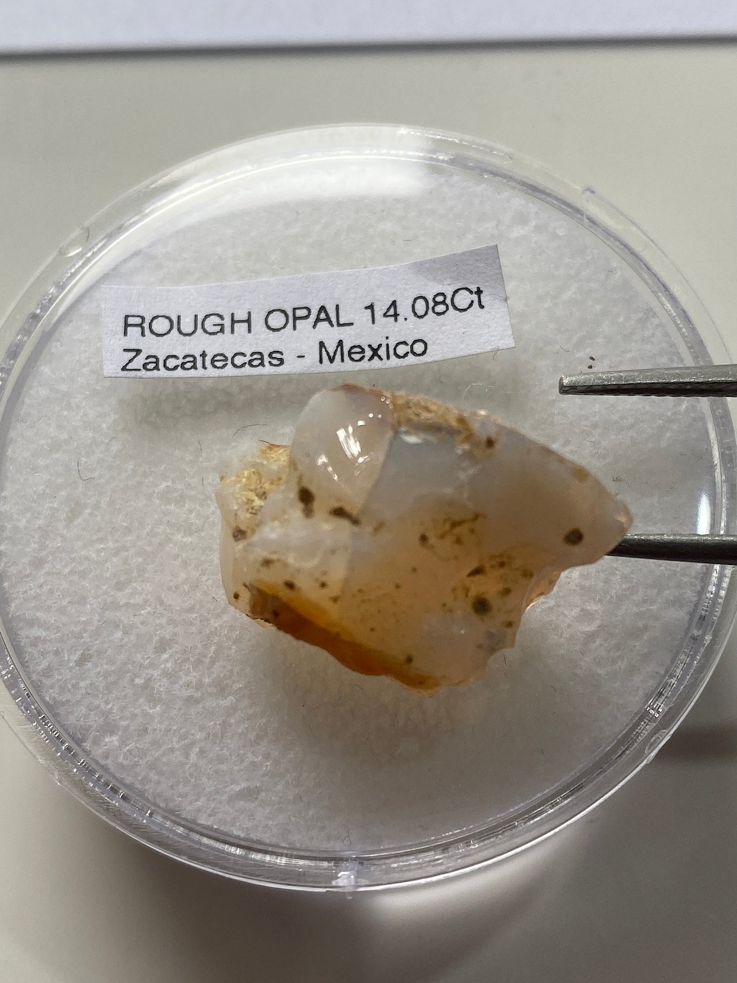 ROUGH OPAL : ZACATECAS, MEXICO           14.08Ct. MFG4961