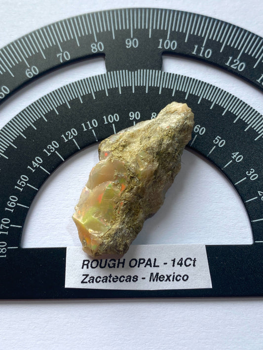 ROUGH UNTREATED NATURAL OPAL : ZACATECAS, MEXICO      14.08Ct.  MFG4962