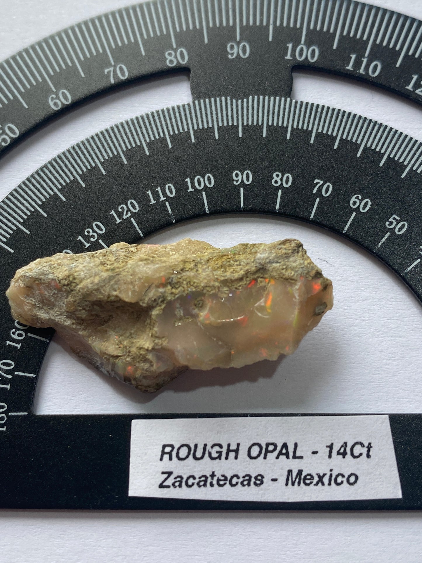ROUGH UNTREATED NATURAL OPAL : ZACATECAS, MEXICO      14.08Ct.  MFG4962