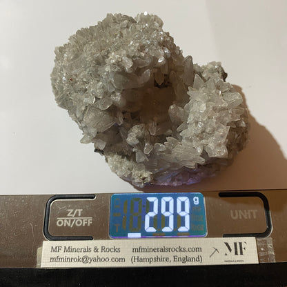 ÉCHANTILLON IMPRESSIONNANT DE CALCITE DE LA MINE DE CASAPALCA, PÉROU. 300g MF1311