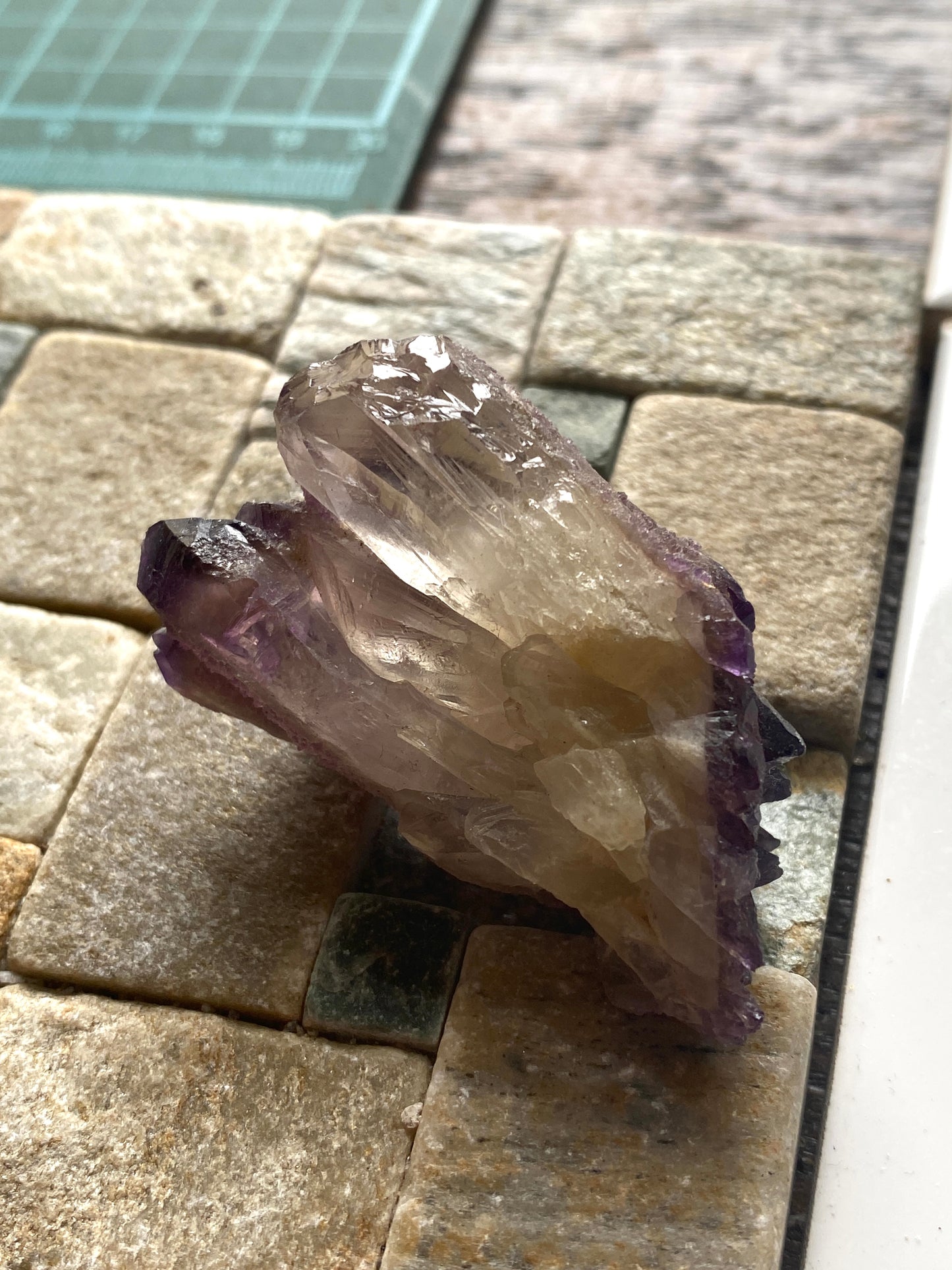 AMETHYST QUARTZ RARE SPECIMEN FROM KUROBERA, YAMANASHI, JAPAN 42g MF5023