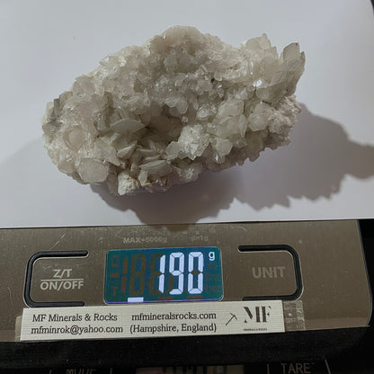 CALCITE WITH QUARTZ - GREYSTONES QUARRY, LAUNCESTON, CORNWALL, ENGLAND 190g MF1344