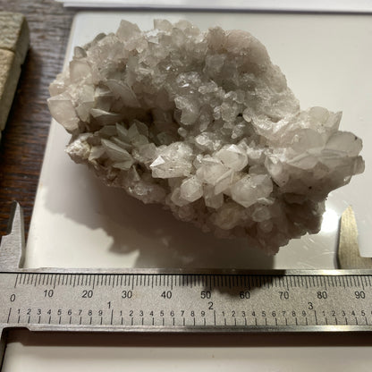 CALCITE WITH QUARTZ - GREYSTONES QUARRY, LAUNCESTON, CORNWALL, ENGLAND 190g MF1344