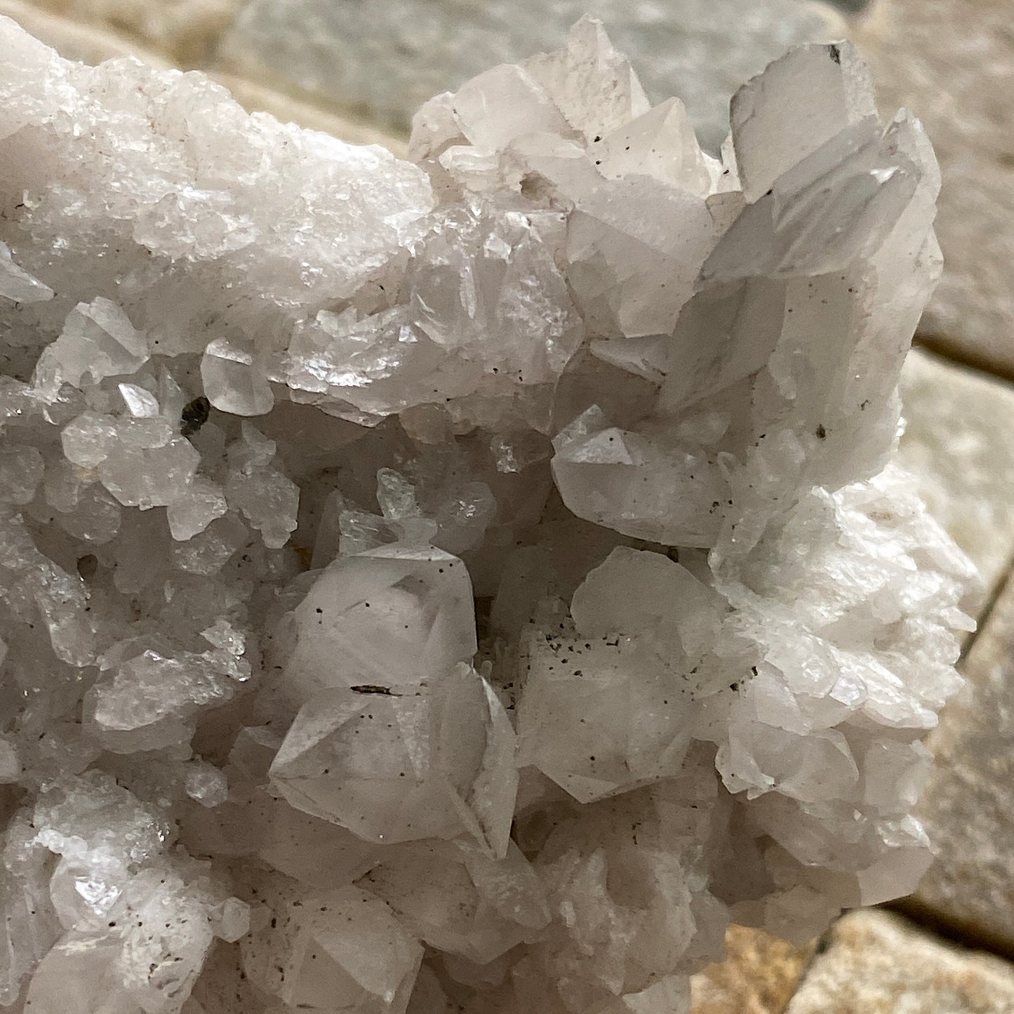CALCITE WITH QUARTZ - GREYSTONES QUARRY, LAUNCESTON, CORNWALL, ENGLAND 190g MF1344
